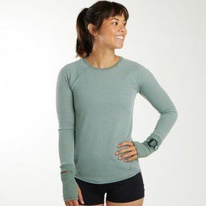 Oiselle Flyout Wool Long Sleeve Run Top Sz 14